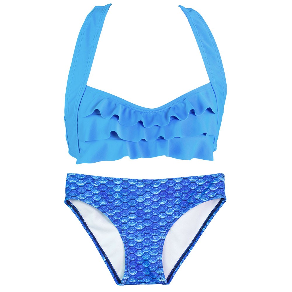 Crystal's Arctic Blue Sea Wave Bikini Set FinFriends