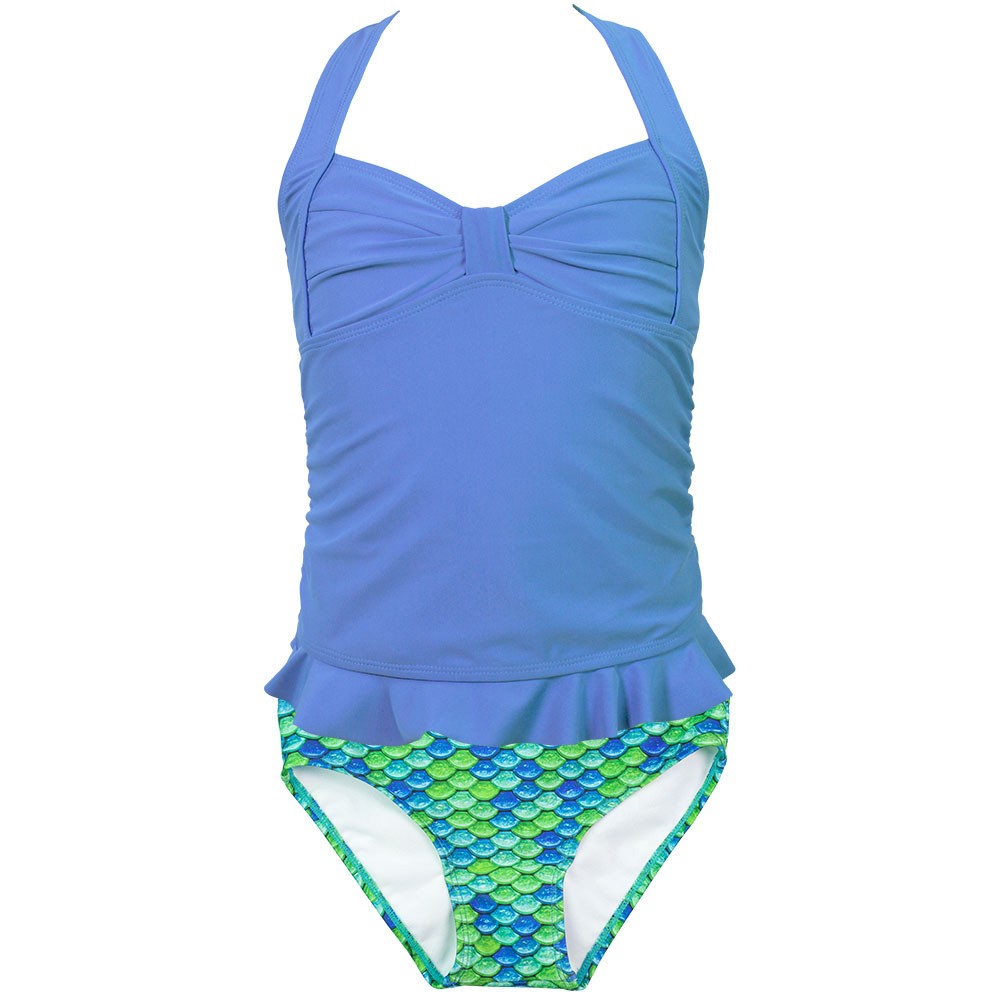 Zoey's Aussie Green Mermaid Clamshell Tankini Set FinFriends
