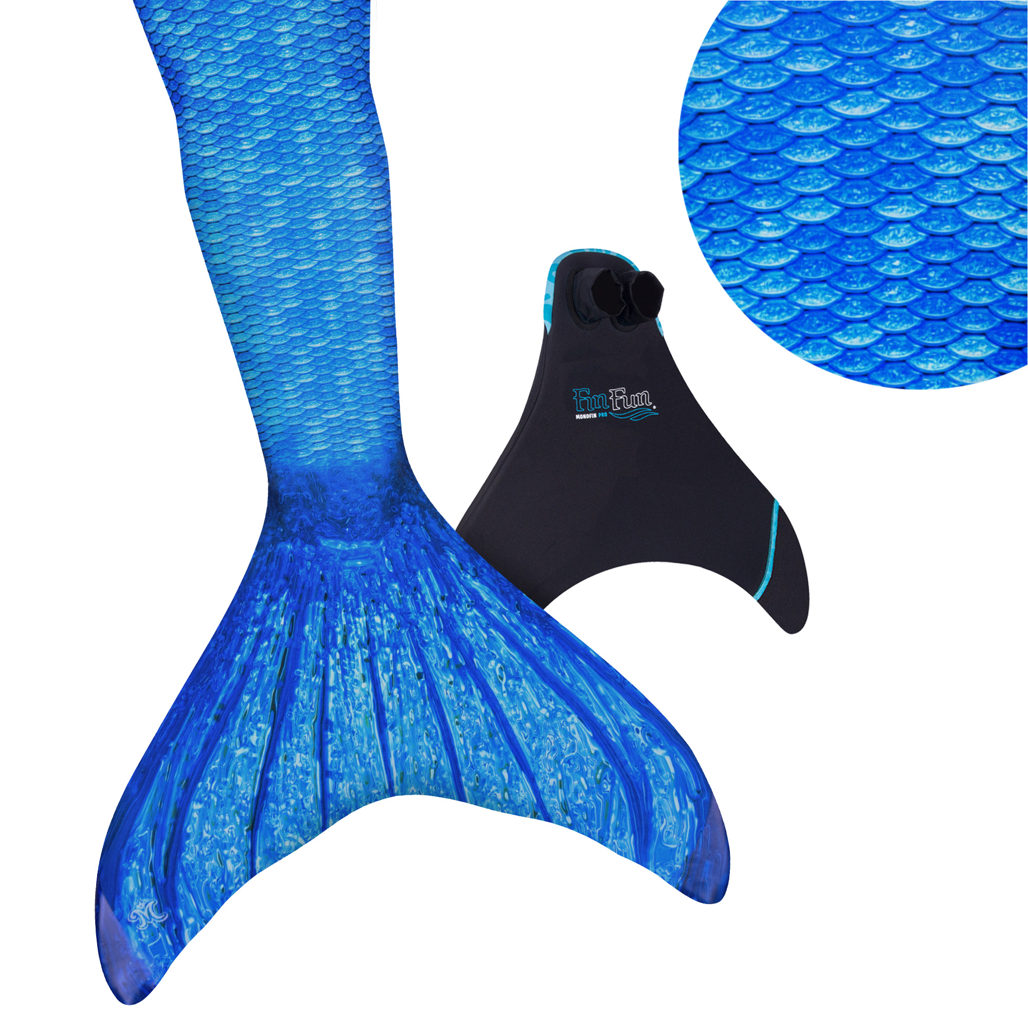 Fin fun mermaid tails for swimming kid s sizes with monofin ebay