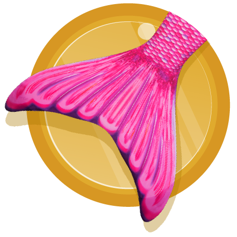 Waverlee's Malibu Pink Mermaid Tail