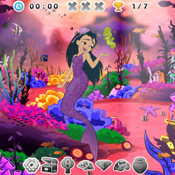 Mermaidens’ Hidden Object Game