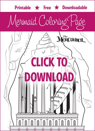 free mermaid coloring page