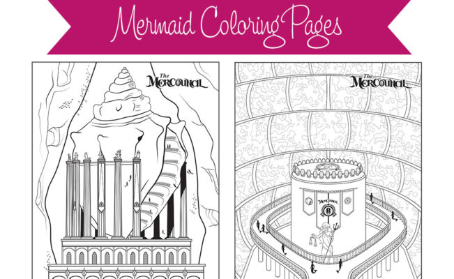 Mermaid Coloring Page – Color the MerCouncil