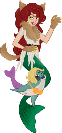 Werewolf Brynn and Mermaid Fergus!