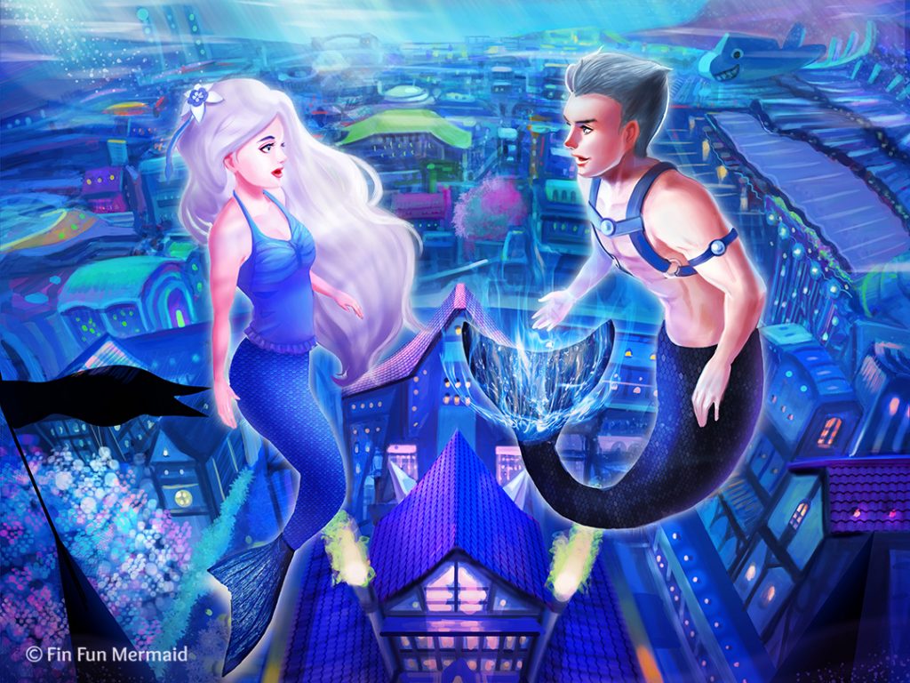 Mermaid Tales Crystal & Obsidian