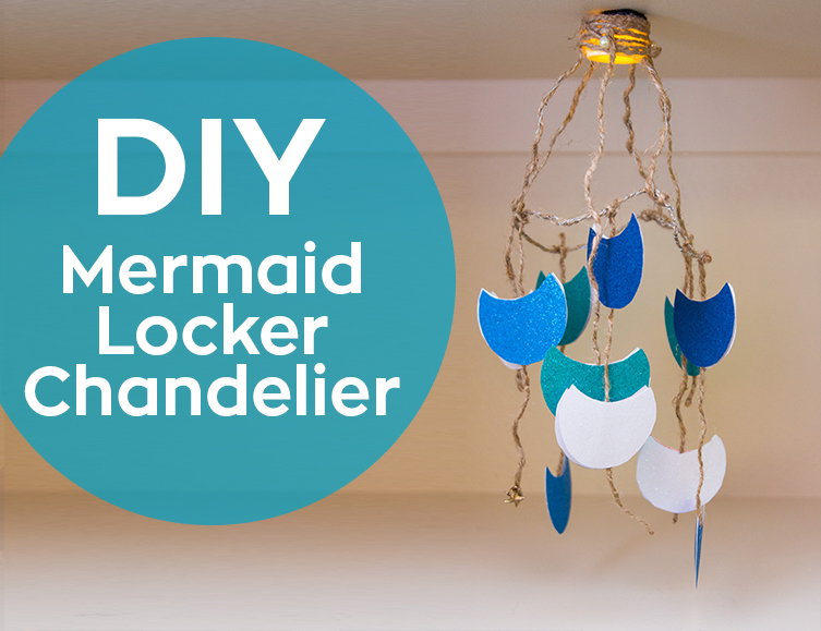 Mermaid Locker Chandelier Diy Tutorial Finfriends Mermaid Locker Chandelier Diy Tutorial Finfriends