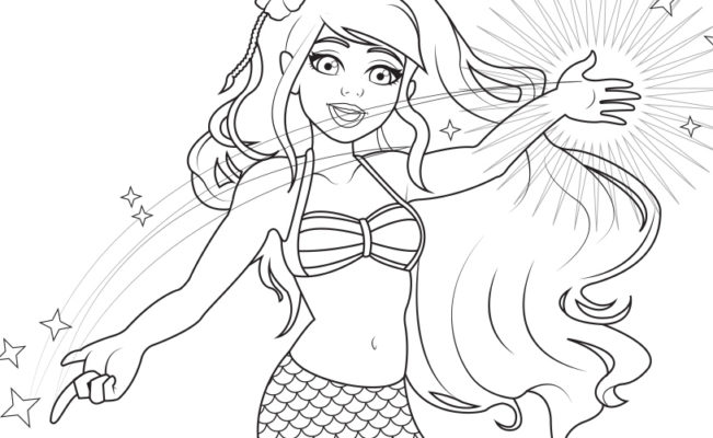 Serena & Picasso Coloring Page