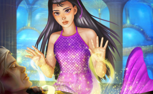 Speed Paint – Jia Jumps In Again | Mermaiden Tales Illustration