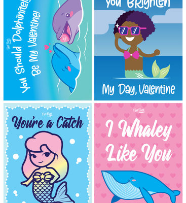 Free Mermaid Valentines